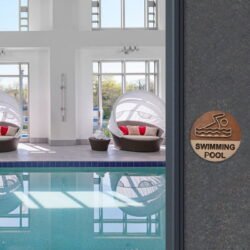 Ξύλινη Πινακίδα Πισίνα 10cm &euro;9,99