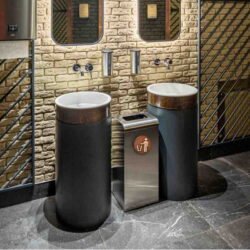 Ξύλινη Πινακίδα Κάδος Σκουπιδιών 10cm 3 €9,99