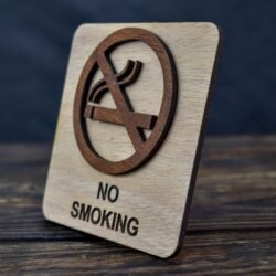 Ξύλινη Πινακίδα Απαγορεύεται το Κάπνισμα 10 Ξύλινη Πινακίδα Απαγορεύεται το Κάπνισμα €9,99