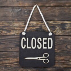 Ξύλινη Πινακίδα για Κουρείο Open/Closed Μαύρο 3 Ξύλινη Πινακίδα για Κουρείο €21,99