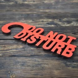 Ξύλινη Πινακίδα για Πόρτα Do not Disturb &euro;9,99