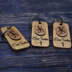 Ξύλινο Μπρελόκ για Ξενοδοχείο, Πανσιόν, Ενοικιαζόμενα Δωμάτια και Airnbn 3 Ξύλινο Μπρελόκ για Ξενοδοχείο, Πανσιόν, Ενοικιαζόμενα Δωμάτια και Airnbn