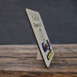 Ξύλινη Πινακίδα NFC Tap to Review με Λογότυπο &euro;29,90