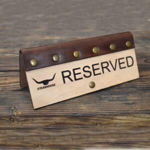 Ξύλινη Ταμπέλα Reserved