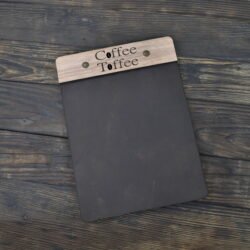 Ξύλινο Μενού με Δερμάτινο Κάλυμμα 5 Ξύλινο Μενού με Δερμάτινο Κάλυμμα €24,99