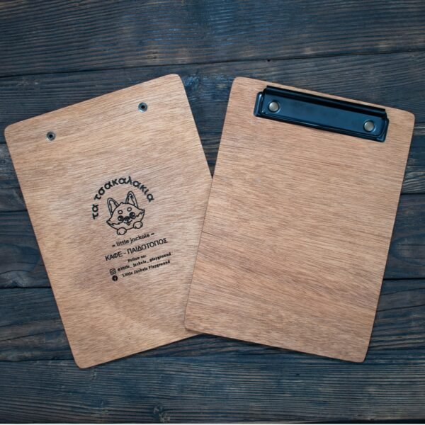 Ξύλινος Πίνακας Μενού Clipboard - Image 10