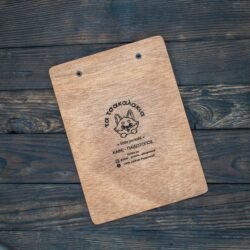 Ξύλινος Πίνακας Μενού Clipboard &euro;9,99