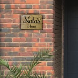 Ξύλινη Πινακίδα με Όνομα για Airbnb &euro;32,99