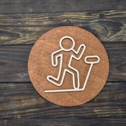 Ξύλινη Πινακίδα Γυμναστήριο