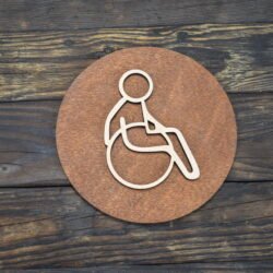 Πινακίδα WC ΑΜΕΑ