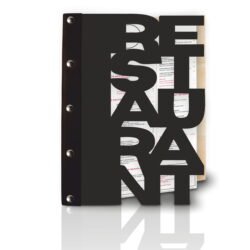 Ξύλινος Κατάλογος Μενού Εστιατορίου 4 Ξύλινος Κατάλογος Μενού Εστιατορίου €28,99