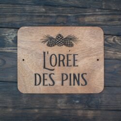 Ξύλινη Πινακίδα Καταλύματος με Λογότυπο &euro;14,99