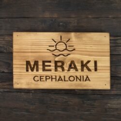 Ξύλινη Πινακίδα με Όνομα για Airbnb &euro;32,99