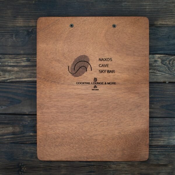 Ξύλινος Πίνακας Μενού Clipboard €9,99