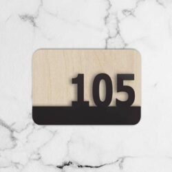 Πινακίδα αρίθμησης δωματίου &euro;14,99