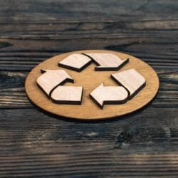Χειροποίητη Ξύλινη Πινακίδα Ανακύκλωσης 4 Χειροποίητη Ξύλινη Πινακίδα Ανακύκλωσης €9,99