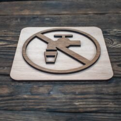 Ξύλινη Πινακίδα Το Νερό δεν Είναι Πόσιμο &euro;10,99