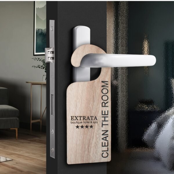 Ξύλινη Πινακίδα Do Not Disturb για Ξενοδοχεία - Image 3