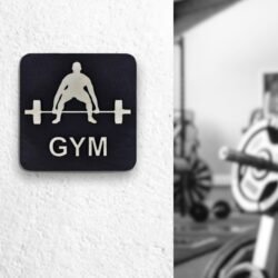 Ξύλινη Πινακίδα για το Γυμναστήριο 6 Ξύλινη Πινακίδα για το Γυμναστήριο €9,99