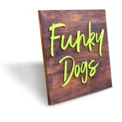 Ξύλινη Πινακίδα με Επικολλημένα Γράμματα &euro;49,99