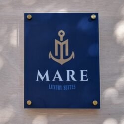 Πινακίδα Plexiglass με Εκτύπωση UV