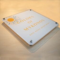 Πινακίδα Plexiglass με Εκτύπωση UV &euro;24,90