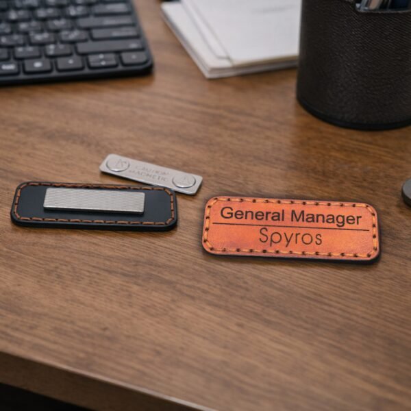 Premium Δερμάτινο Καρτελάκι Προσωπικού με Ακρυλική Ενίσχυση 1 Premium Δερμάτινο Καρτελάκι Προσωπικού με Ακρυλική Ενίσχυση