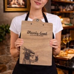Ξύλινο Μενού Clipboard Κρεμαστό &euro;15,99