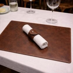 Χειροποίητο Δερμάτινο Σουπλά και Θήκη Πετσέτας 2 Χειροποίητο Δερμάτινο Σουπλά και Θήκη Πετσέτας