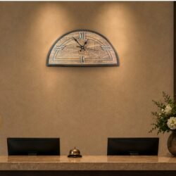 Χειροποίητο Ξύλινο Ρολόι Τοίχου Art Deco - Στυλ Μεσοπολέμου 4 Χειροποίητο Ξύλινο Ρολόι Τοίχου Art Deco (Στυλ Μεσοπολέμου) €149,00