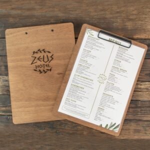 Ξύλινος Πίνακας Μενού Clipboard