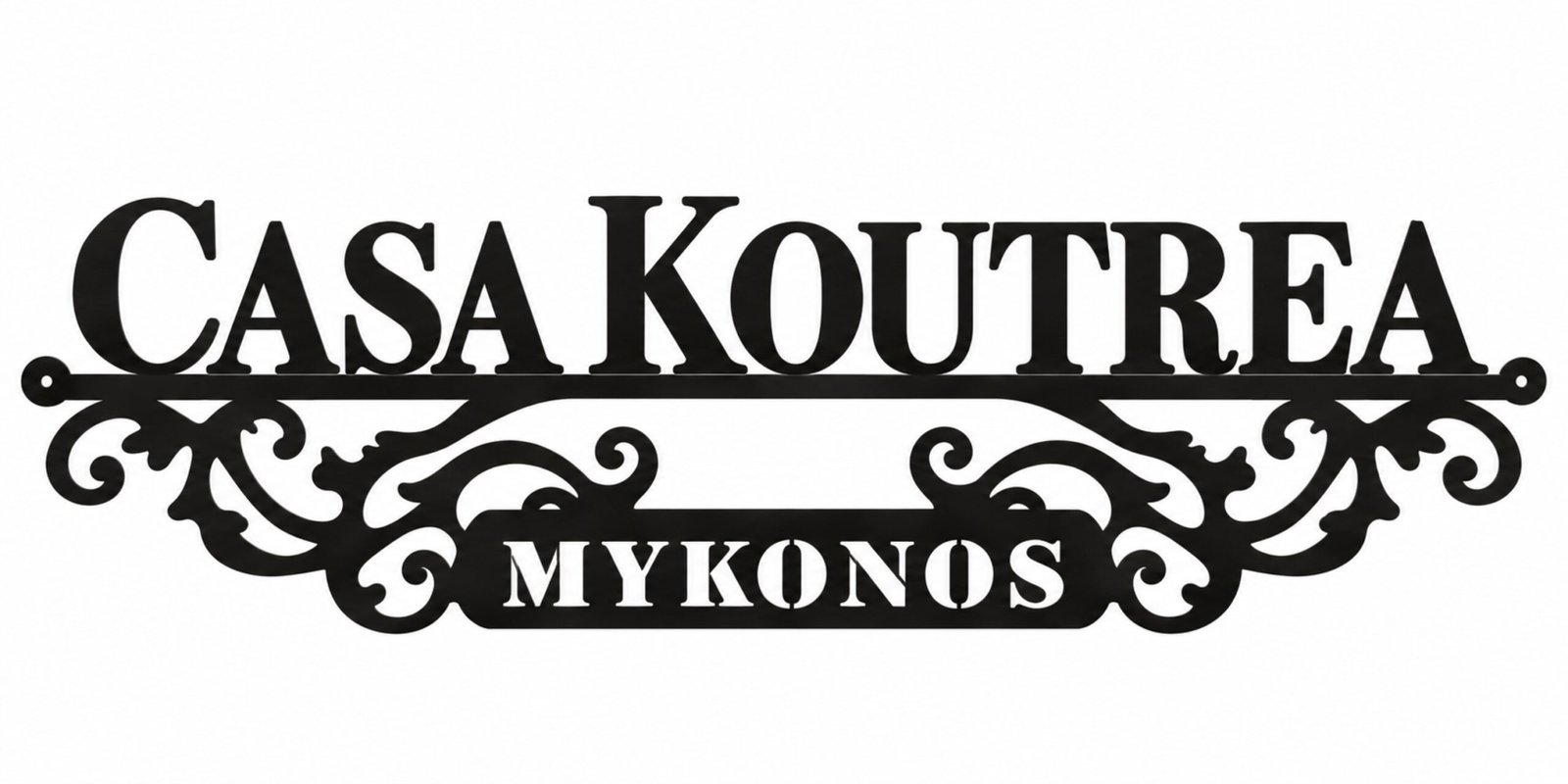 Διακοσμητική Μεταλλική Επιγραφή Βίλας με Όνομα 50εκ 2 Διακοσμητική Μεταλλική Επιγραφή Βίλας με Όνομα 50εκ - Image 2